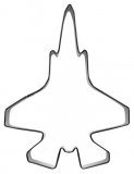 pepperkakeform jagerfly F-35