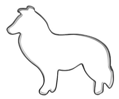 pepperkakeform collie
